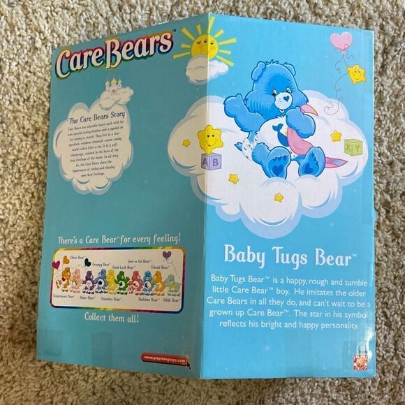 NWT Vtg 2003 Care Bears 10” Plush Baby Tugs Bear +Book Stuffed Animal - Picture 5 of 5